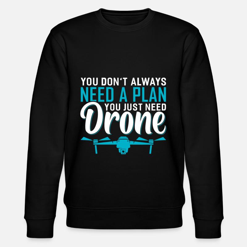 Dji Drone Drone Pilote Cadeau - Sweat bio CHANGER Stanley/Stella Unisexe - noir