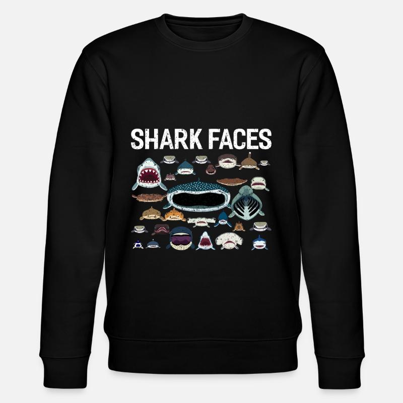 Shark - Stanley/Stella Unisex Bio-Sweatshirt CHANGER  - Schwarz