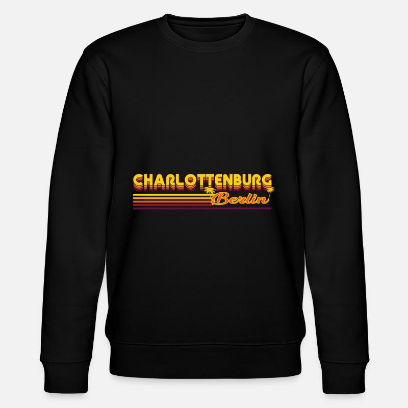 cool Charlottenburg Berlin district design - Stanley/Stella CHANGER Unisex Organic Sweatshirt - black