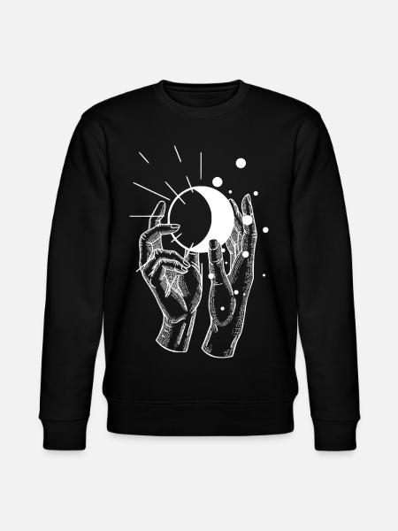 Sunning hand - Stanley/Stella CHANGER Unisex Organic Sweatshirt - black