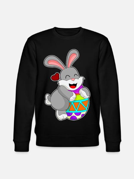 Rabbit Egg - Stanley/Stella CHANGER Unisex Organic Sweatshirt - black