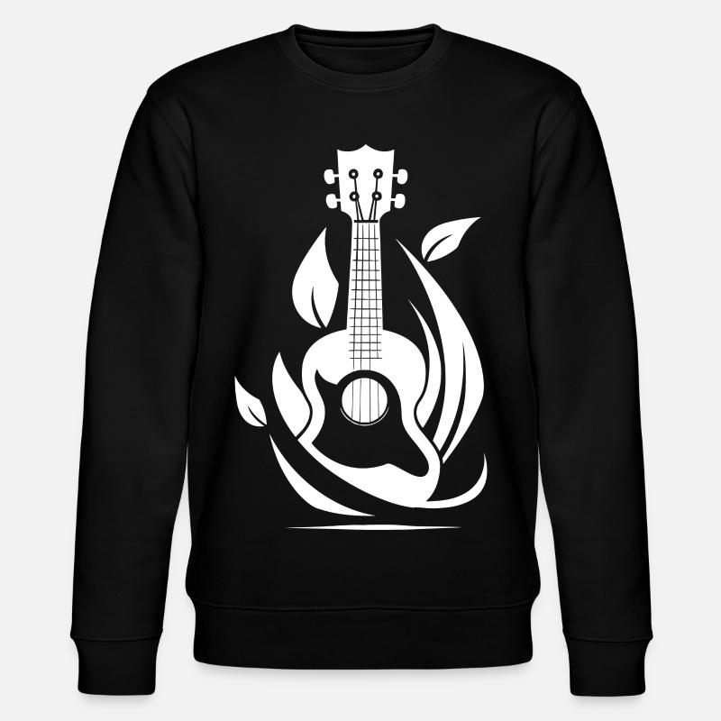 Ukulele Graphics - Stanley/Stella CHANGER Unisex Organic Sweatshirt - black