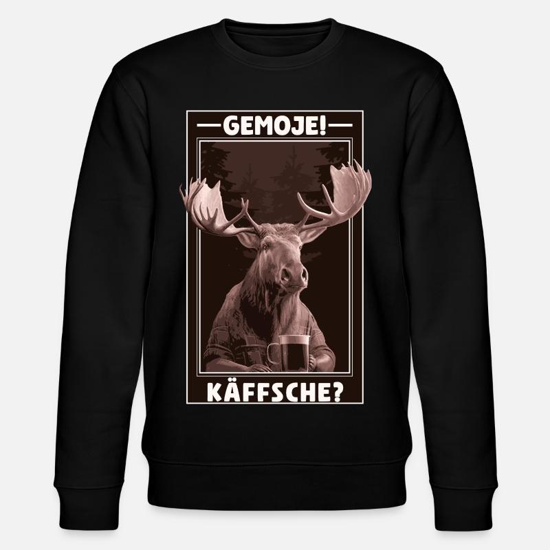 Gemoje_Kaeffsche_02 - Stanley/Stella Unisex Bio-Sweatshirt CHANGER  - Schwarz