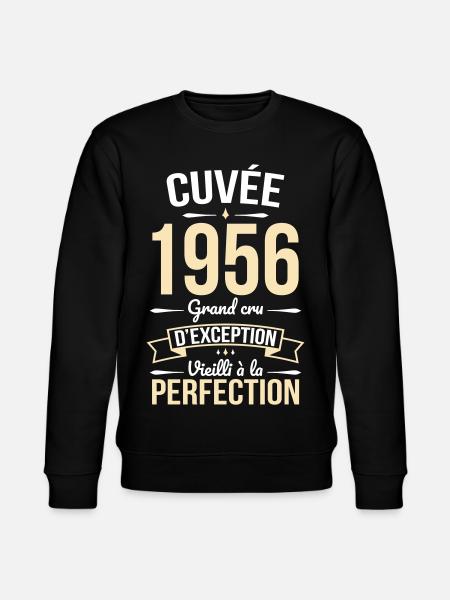 1956 – Perfekt gereift - Stanley/Stella Unisex Bio-Sweatshirt CHANGER - Schwarz