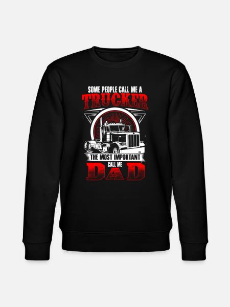 Trucker Dad - EN - Stanley/Stella CHANGER Unisex Organic Sweatshirt - black