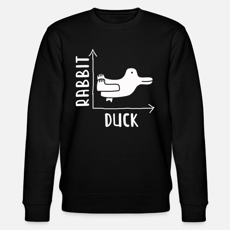 Wittgenstein lapin canard illusion - Sweat bio CHANGER Stanley/Stella Unisexe - noir