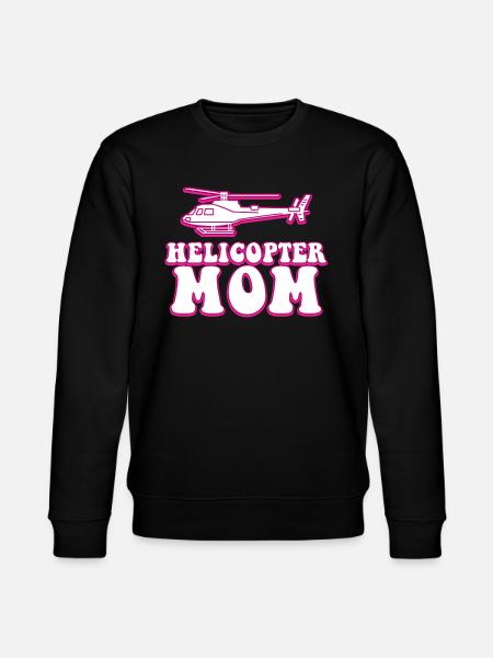 Helikopter Eltern Lustige Helikoptermutter - Stanley/Stella Unisex Bio-Sweatshirt CHANGER - Schwarz