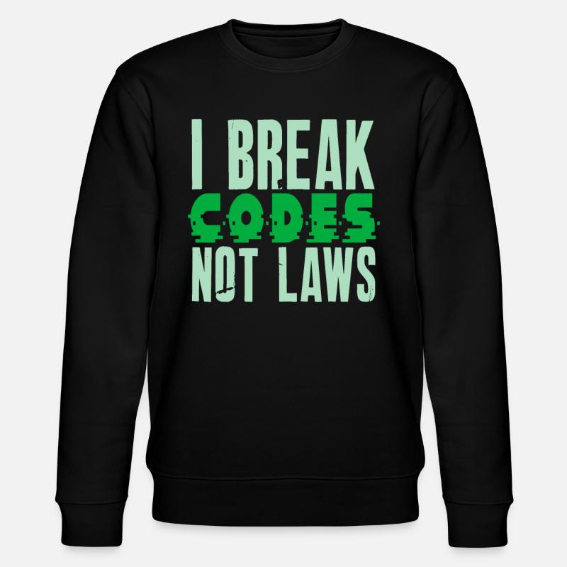 Ethical Hacker Cybersecurity Expertise - Stanley/Stella CHANGER Unisex Organic Sweatshirt - black