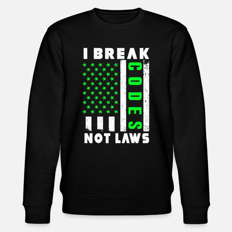 Ethical Hacker Cybersecurity Expertise - Stanley/Stella CHANGER Unisex Organic Sweatshirt - black