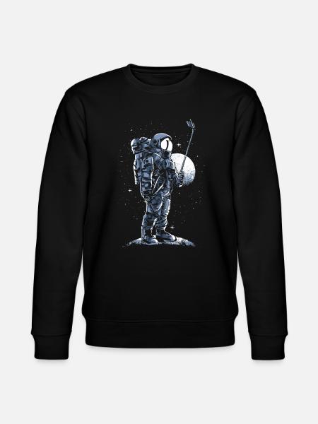 Astronaut - Stanley/Stella Unisex Bio-Sweatshirt CHANGER - Schwarz