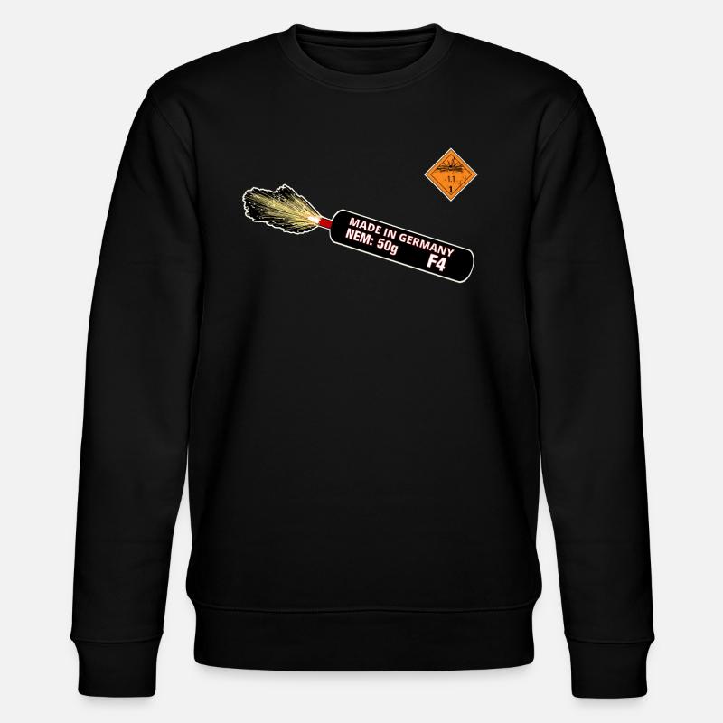 F4 Pyro - Stanley/Stella Unisex Bio-Sweatshirt CHANGER  - Schwarz