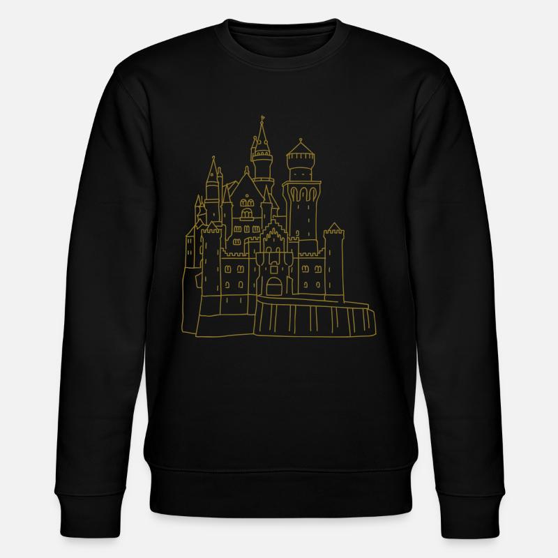 Château de Neuschwanstein - Sweat bio CHANGER Stanley/Stella Unisexe - noir
