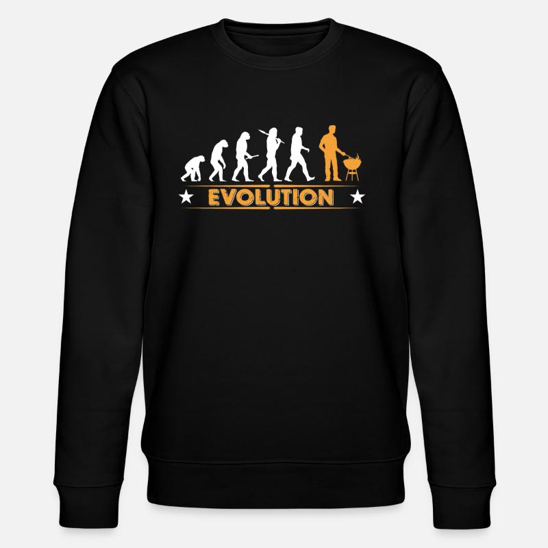 Barbecue - Grillmeister - Evolution - Stanley/Stella CHANGER Unisex Organic Sweatshirt - black