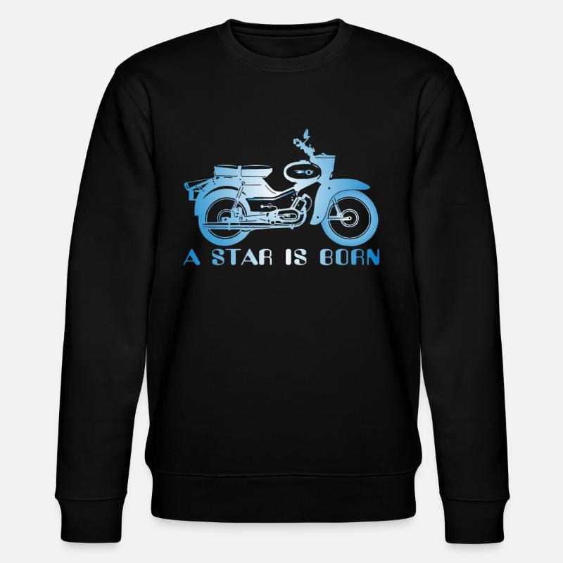 Simson Star is Born - Stanley/Stella Unisex Bio-Sweatshirt CHANGER - Schwarz