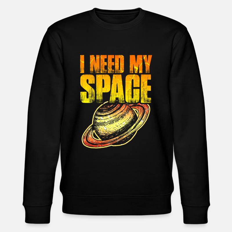 Design cool saturn - Sweat bio CHANGER Stanley/Stella Unisexe - noir