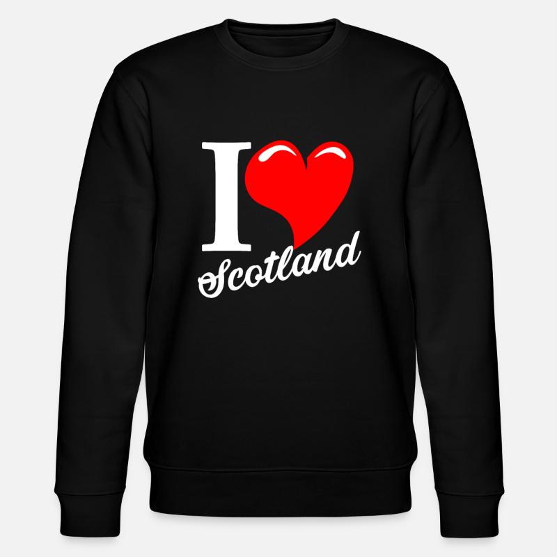 J'aime l'Ecosse. J'aime l'Ecosse. - Sweat bio CHANGER Stanley/Stella Unisexe - noir