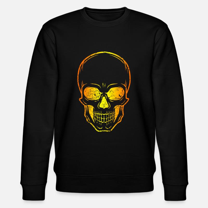 crâne - Sweat bio CHANGER Stanley/Stella Unisexe - noir