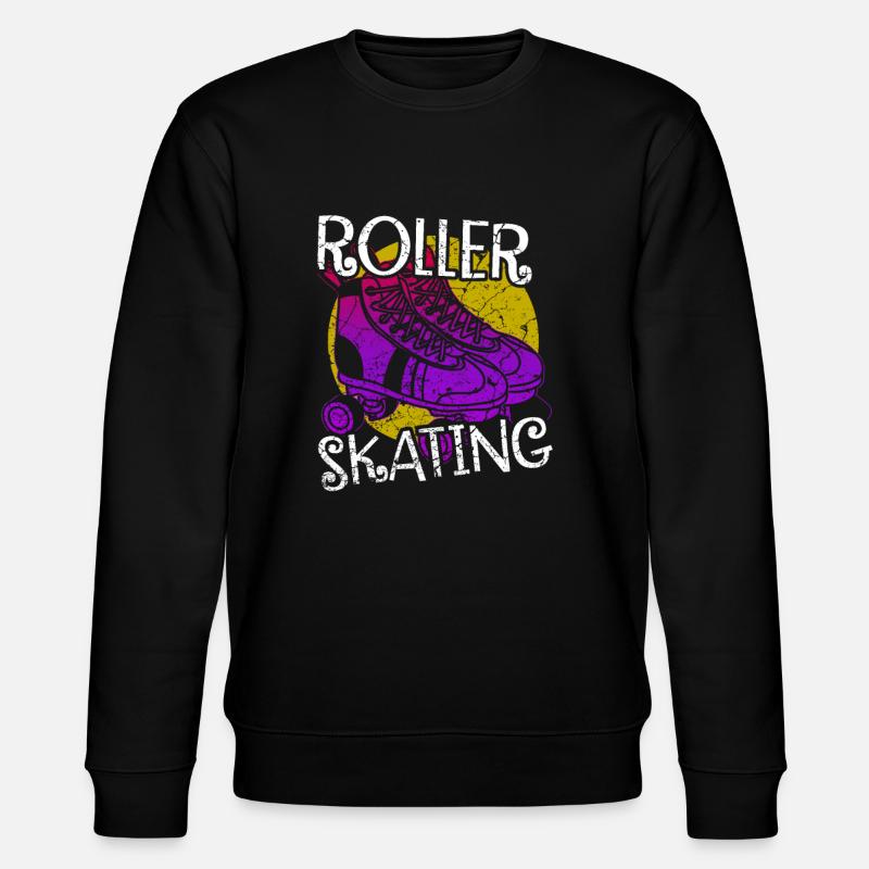 Roller-skating - Stanley/Stella CHANGER Unisex Organic Sweatshirt - black