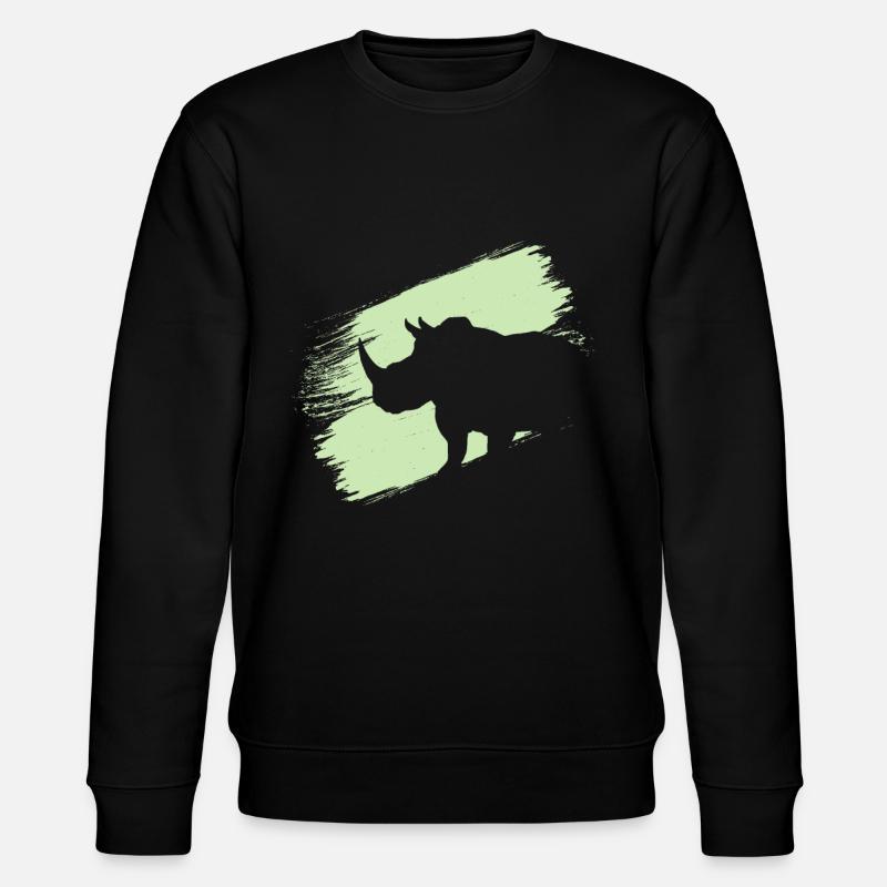 Nashorn - Stanley/Stella Unisex Bio-Sweatshirt CHANGER  - Schwarz