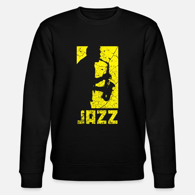 Jazz - Stanley/Stella Unisex Bio-Sweatshirt CHANGER  - Schwarz