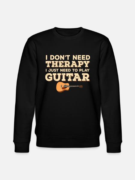 guitar - Stanley/Stella økologisk unisex-sweatshirt CHANGER - sort