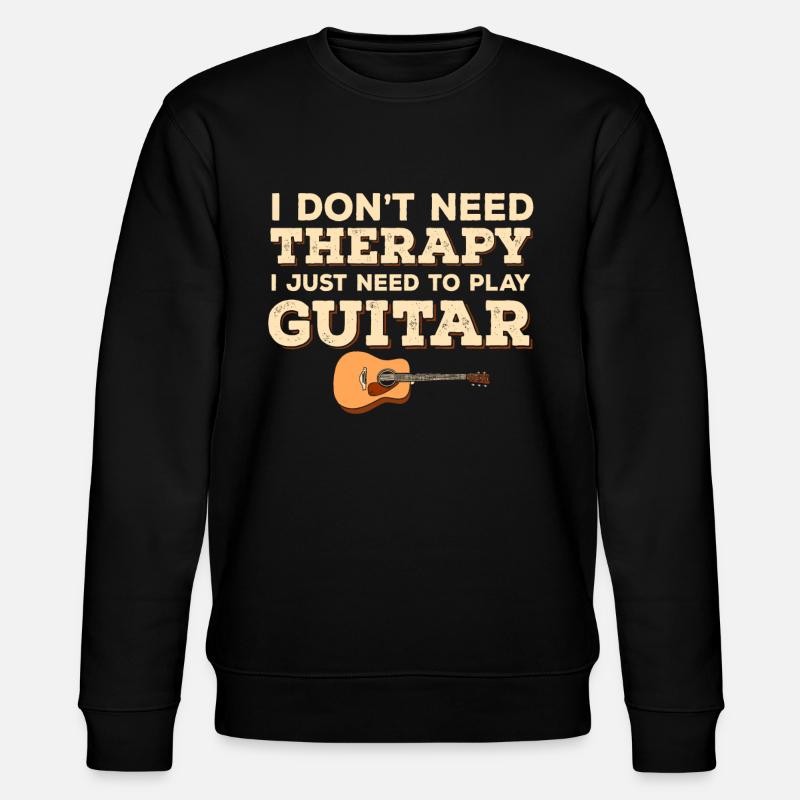 guitar - Stanley/Stella CHANGER Unisex Organic Sweatshirt - black
