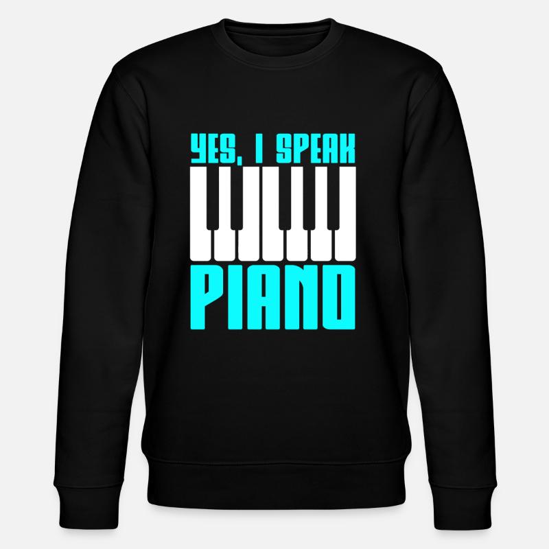 Piano piano - Sweat bio CHANGER Stanley/Stella Unisexe - noir