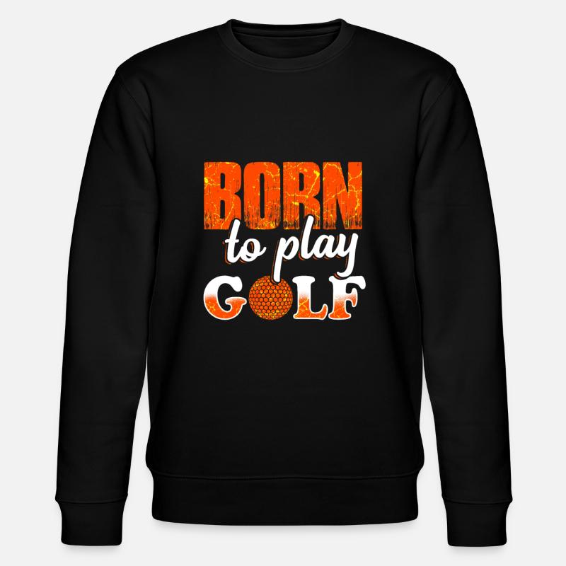 Golf Golfer Golfspieler - Stanley/Stella Unisex Bio-Sweatshirt CHANGER  - Schwarz
