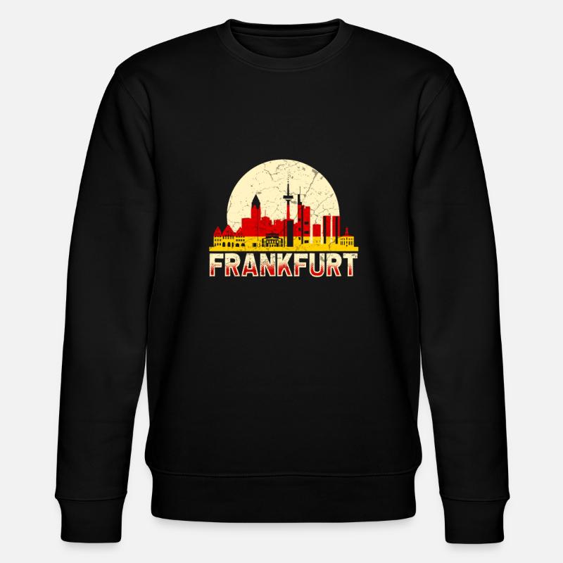 Frankfurt - Stanley/Stella Unisex Bio-Sweatshirt CHANGER  - Schwarz