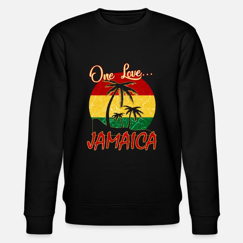 Jamaika Jamaica - Stanley/Stella Unisex Bio-Sweatshirt CHANGER  - Schwarz