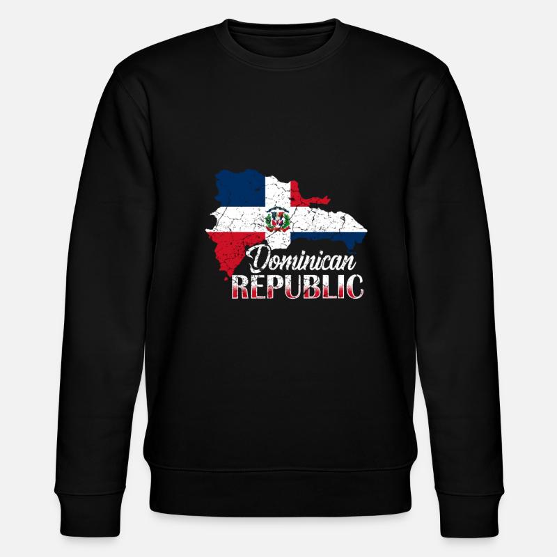 Dominikanische Republik - Stanley/Stella Unisex Bio-Sweatshirt CHANGER  - Schwarz