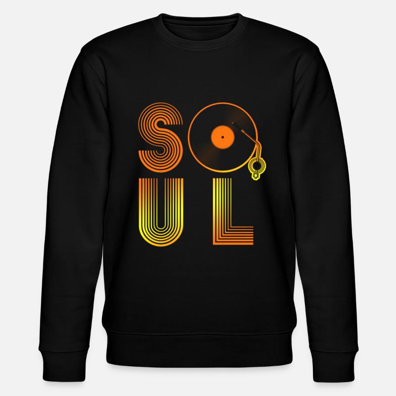 Soul Musik - Stanley/Stella Unisex Bio-Sweatshirt CHANGER  - Schwarz