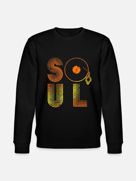 Soul Musik - Stanley/Stella Unisex Bio-Sweatshirt CHANGER  - Schwarz