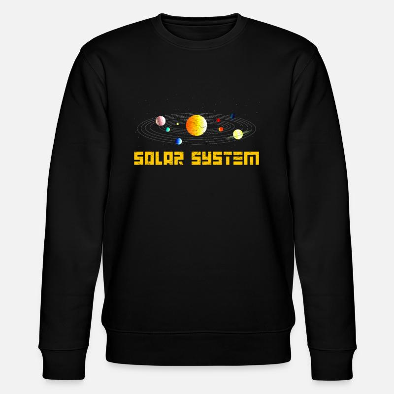 système solaire - Sweat bio CHANGER Stanley/Stella Unisexe - noir