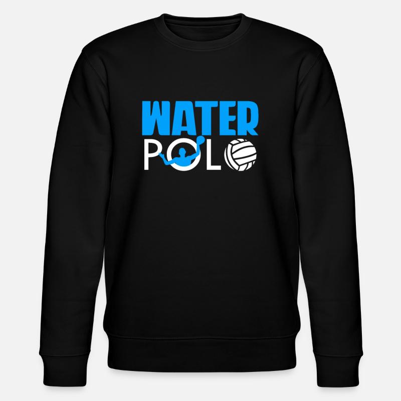 Wasserball - Stanley/Stella Unisex Bio-Sweatshirt CHANGER  - Schwarz