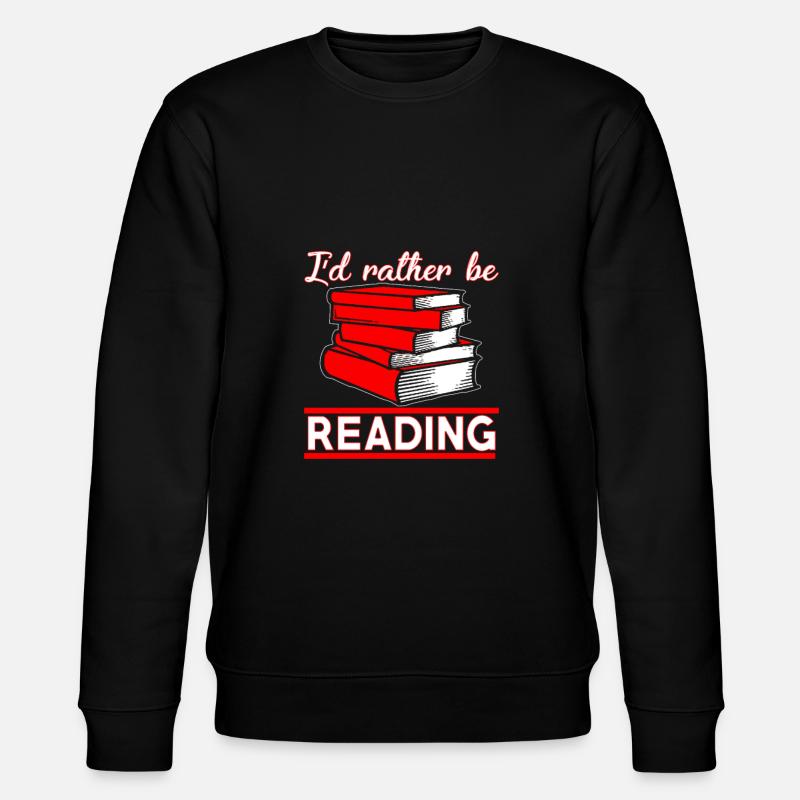 Book library library - Stanley/Stella CHANGER Unisex Organic Sweatshirt - black
