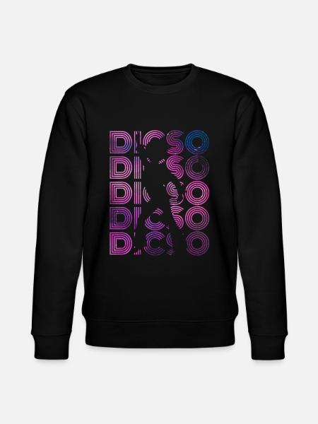 Disco music dancing - Stanley/Stella CHANGER Unisex Organic Sweatshirt - black