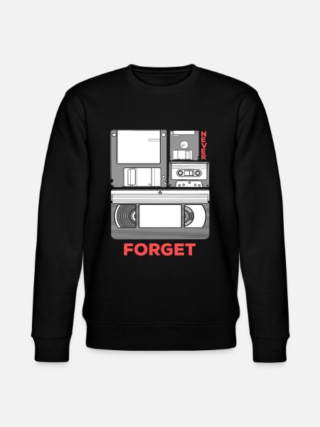 Video cassette VHS floppy disk Floppy disk technology - Stanley/Stella CHANGER Unisex Organic Sweatshirt - black