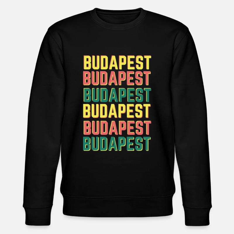 Budapest Ungarn - Stanley/Stella Unisex Bio-Sweatshirt CHANGER  - Schwarz