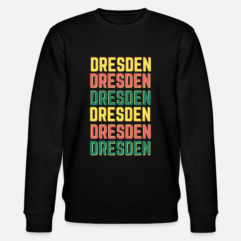 Dresden Germany - Stanley/Stella CHANGER Unisex Organic Sweatshirt - black