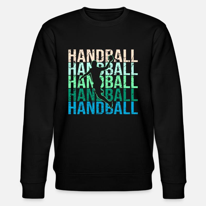 handball - Stanley/Stella CHANGER Unisex Organic Sweatshirt - black
