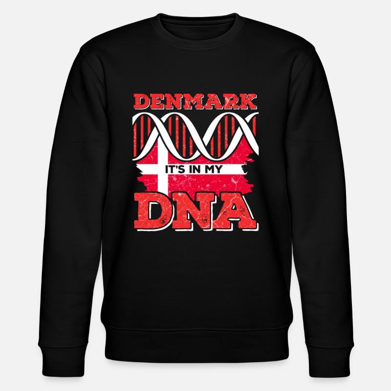 Denmark Danmark Denmark - Stanley/Stella CHANGER Unisex Organic Sweatshirt - black