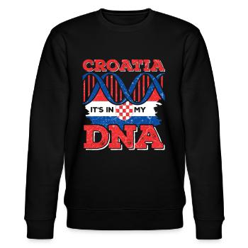 Croate croate croatie - Sweat bio CHANGER Stanley/Stella Unisexe - noir - Devant - Nik (191cm) & Marisol (170cm)