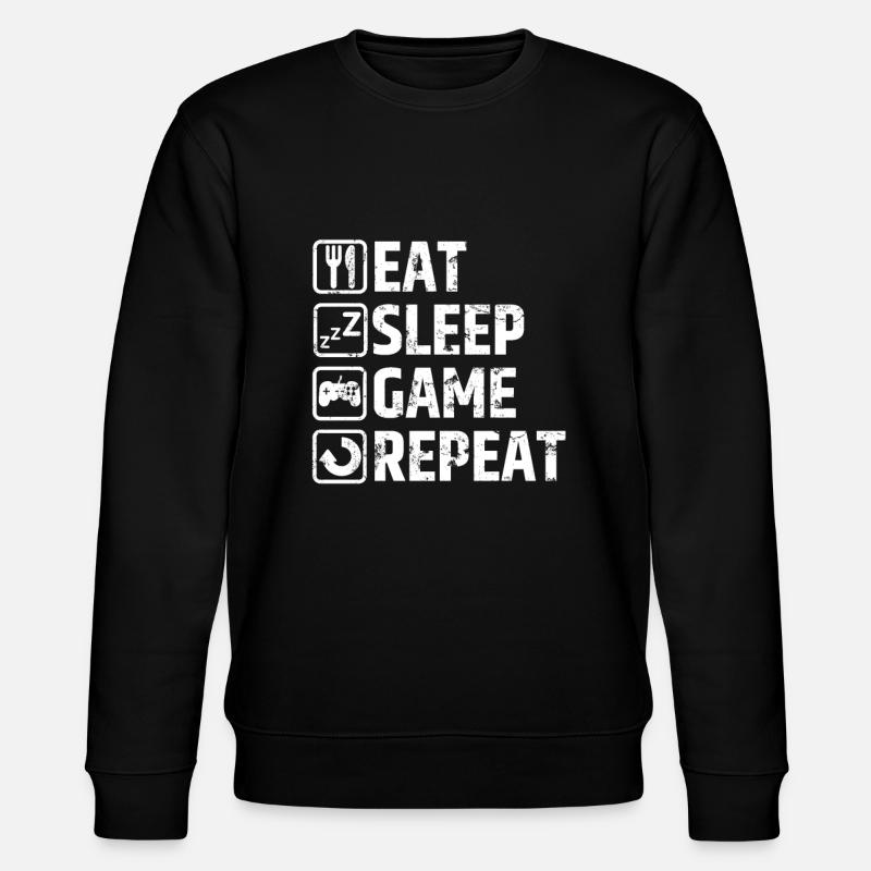 Jeux - Sweat bio CHANGER Stanley/Stella Unisexe - noir