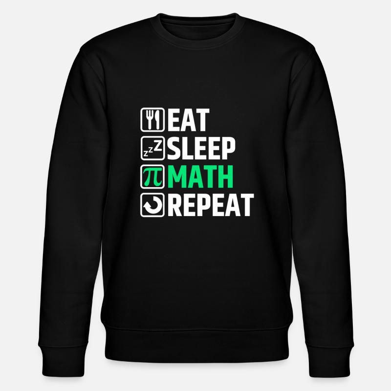 Math mathematician - Stanley/Stella CHANGER Unisex Organic Sweatshirt - black