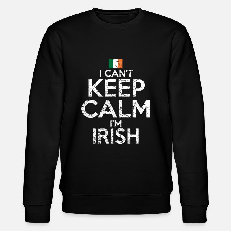 Irland Ire Lustig - Stanley/Stella Unisex Bio-Sweatshirt CHANGER - Schwarz