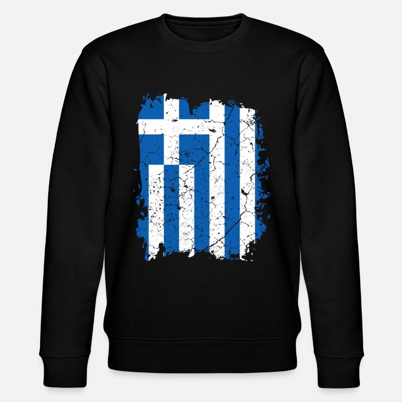 Drapeau de la Grèce - Sweat bio CHANGER Stanley/Stella Unisexe - noir