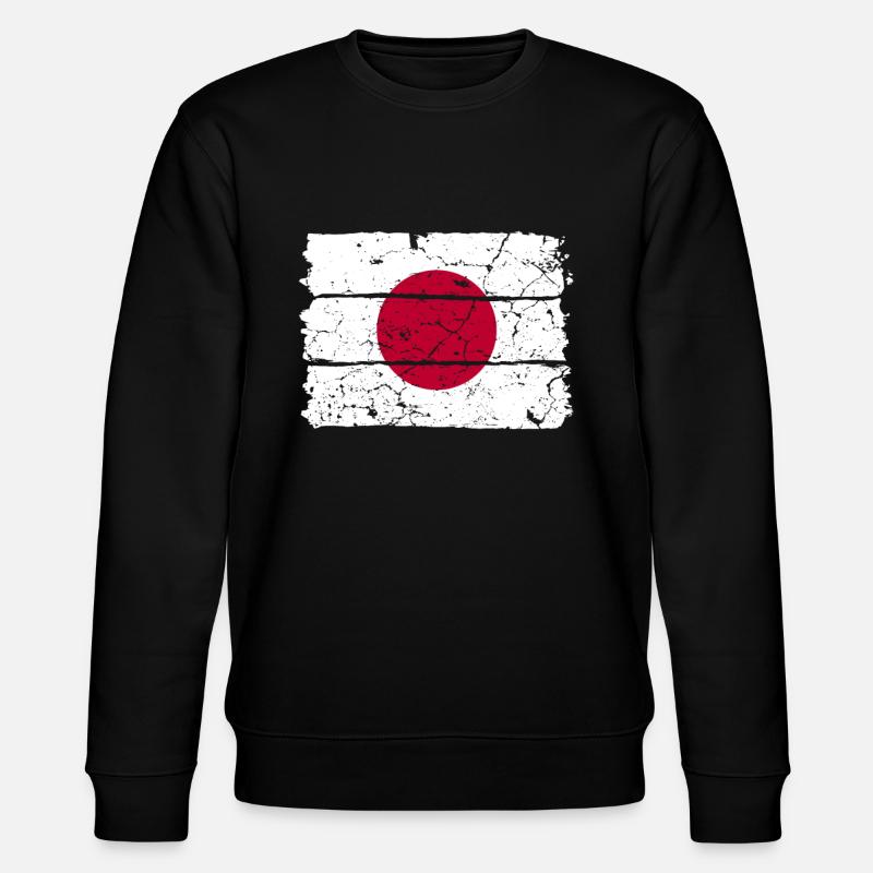 Drapeau Japon - Sweat bio CHANGER Stanley/Stella Unisexe - noir