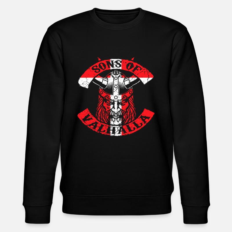 Vikings Denmark - Stanley/Stella CHANGER Unisex Organic Sweatshirt - black