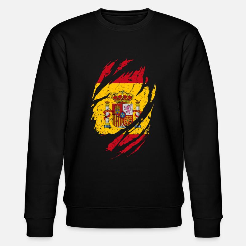 Espagne Drapeau - Sweat bio CHANGER Stanley/Stella Unisexe - noir